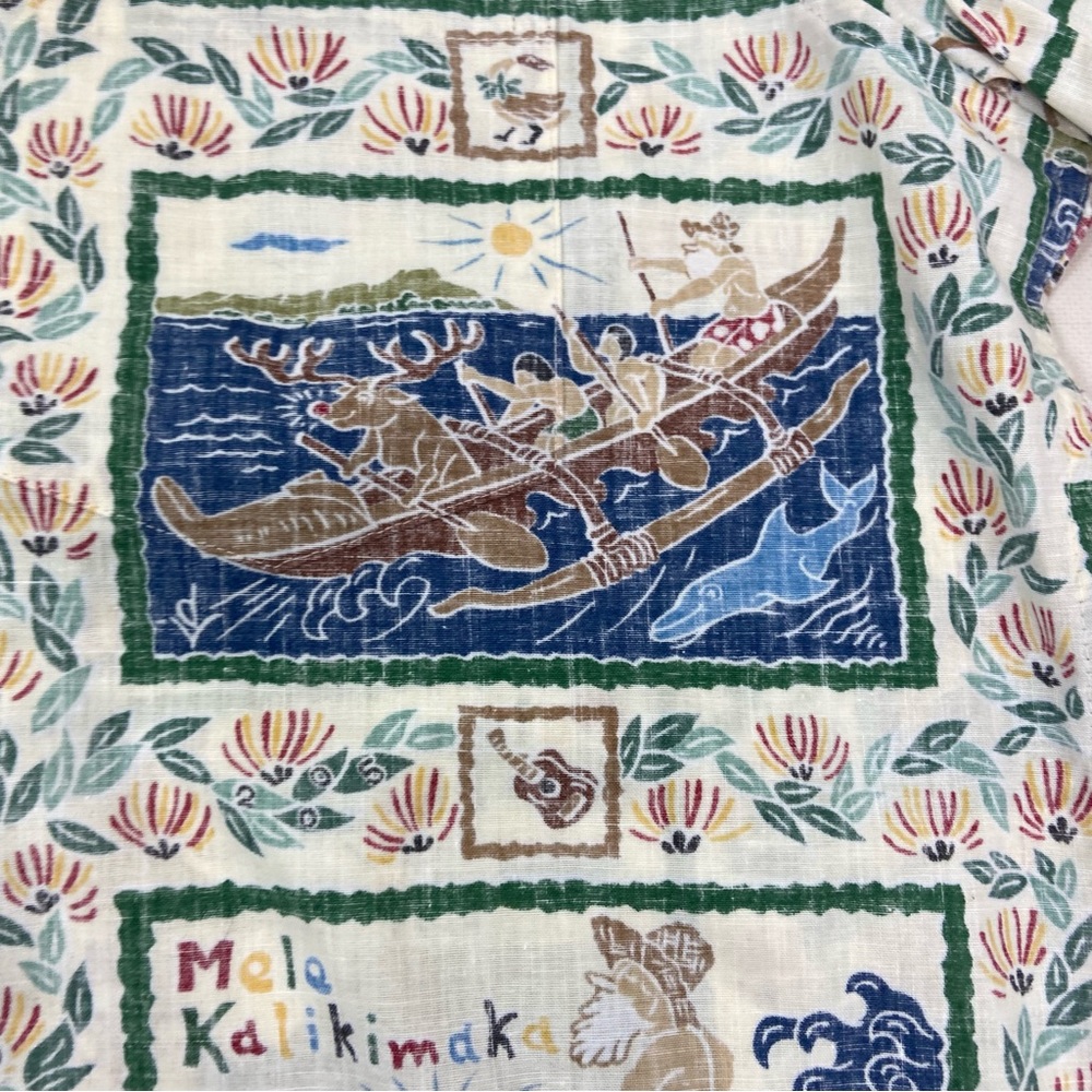 Reyn Spooner Mele Kalikimaka limited issue Hawaiian traditional Christmas XL - Picture 6 of 8